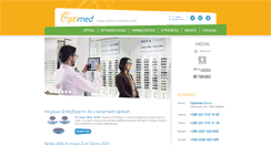 Desktop Screenshot of optimed.si